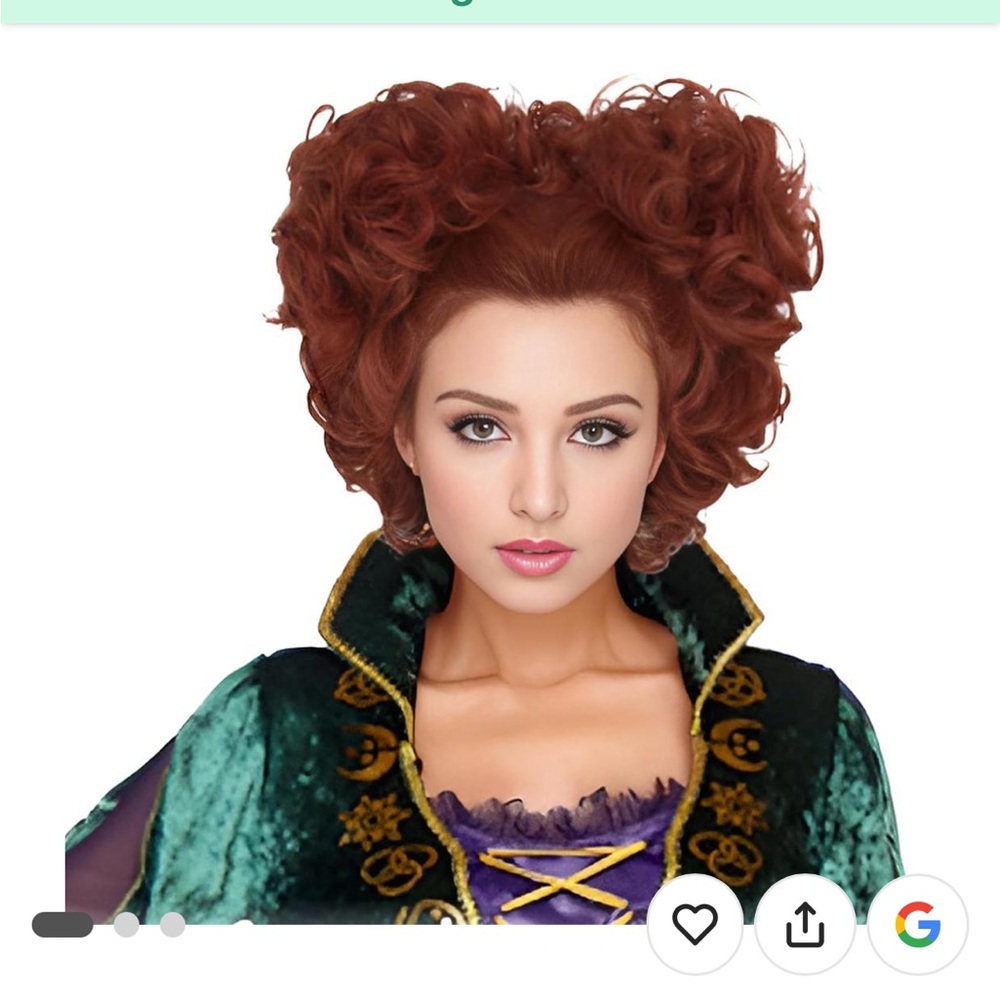Renaissance style wig